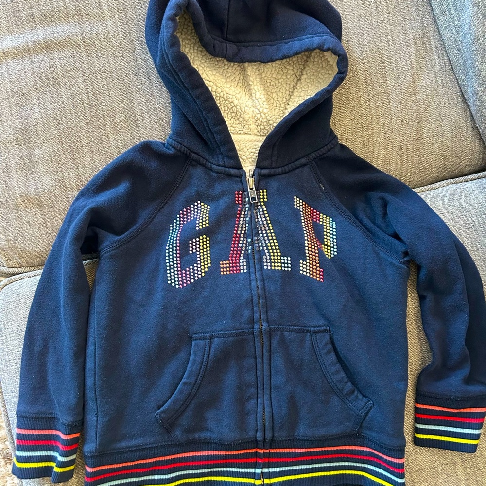 GAP kids hoodie zip up sweater